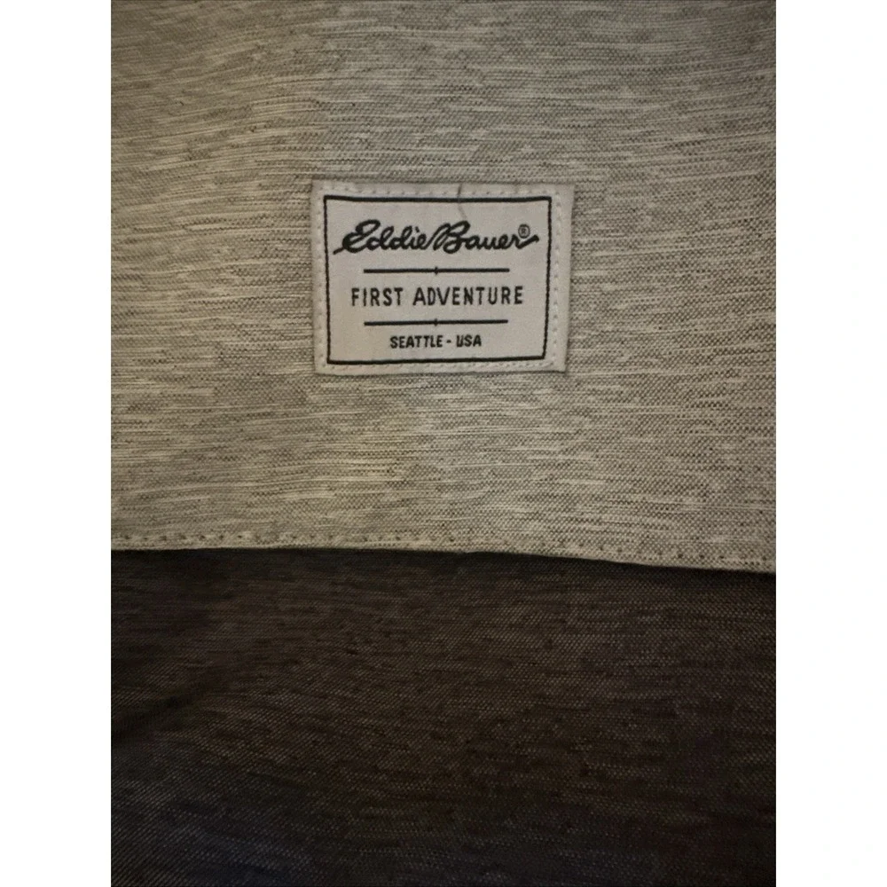 Eddie Bauer First Adventure Cascade  Diaper Bag Backpack Gray Insulated Pockets